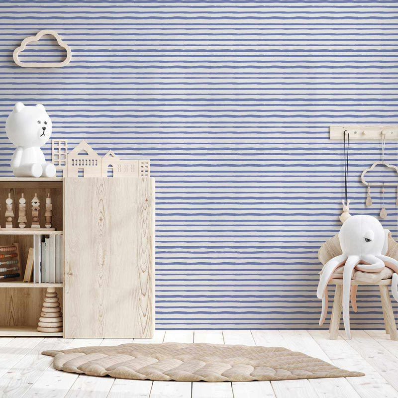 Painterly Stripe Wallpaper | 3 Colour Options-Wallpaper-Buy Kids Removable Wallpaper Online Our Custom Made Children‚àö¬¢‚Äö√á¬®‚Äö√ë¬¢s Wallpapers Are A Fun Way To Decorate And Enhance Boys Bedroom Decor And Girls Bedrooms They Are An Amazing Addition To Your Kids Bedroom Walls Our Collection of Kids Wallpaper Is Sure To Transform Your Kids Rooms Interior Style From Pink Wallpaper To Dinosaur Wallpaper Even Marble Wallpapers For Teen Boys Shop Peel And Stick Wallpaper Online Today With Olive et Oriel