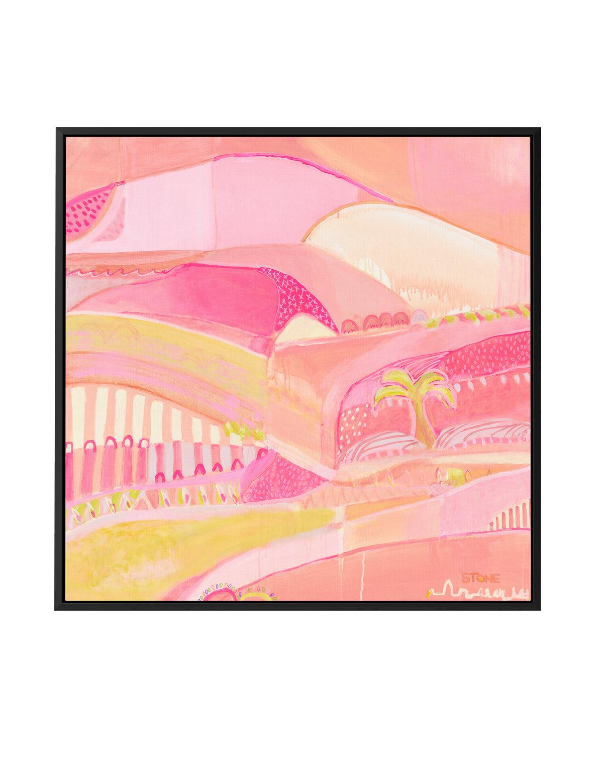 Palm Cove by Belinda Stone | Framed Canvas-CANVAS-You can shop wall art online with Olive et Oriel for everything from abstract art to fun kids wall art. Our beautiful modern art prints and canvas art are available from large canvas prints to wall art paintings and our proudly Australian artwork collection offers only the highest quality framed large wall art and canvas art Australia - You can buy fashion photography prints or Hampton print posters and paintings on canvas from Olive et Oriel and