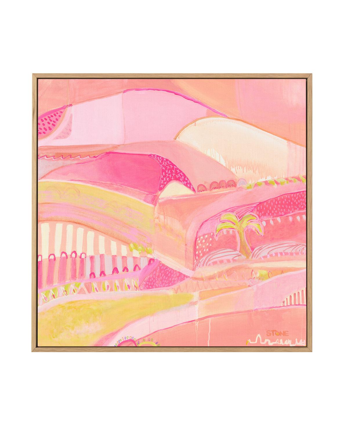 Palm Cove by Belinda Stone | Framed Canvas-CANVAS-You can shop wall art online with Olive et Oriel for everything from abstract art to fun kids wall art. Our beautiful modern art prints and canvas art are available from large canvas prints to wall art paintings and our proudly Australian artwork collection offers only the highest quality framed large wall art and canvas art Australia - You can buy fashion photography prints or Hampton print posters and paintings on canvas from Olive et Oriel and