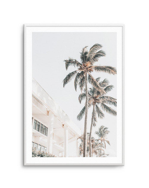 Palm Resort II Art Print-PRINT-Olive et Oriel-Olive et Oriel-A5 | 5.8" x 8.3" | 14.8 x 21cm-Unframed Art Print-With White Border-Buy-Australian-Art-Prints-Online-with-Olive-et-Oriel-Your-Artwork-Specialists-Austrailia-Decorate-With-Coastal-Photo-Wall-Art-Prints-From-Our-Beach-House-Artwork-Collection-Fine-Poster-and-Framed-Artwork