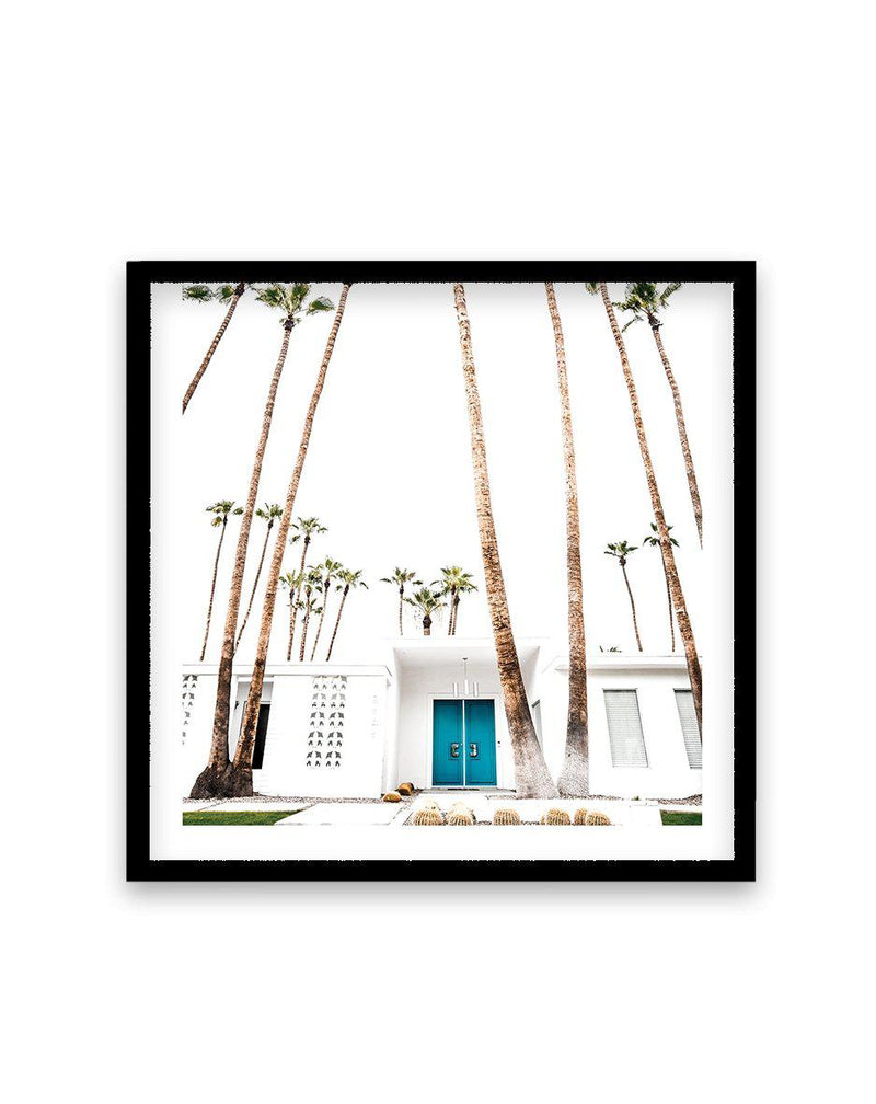 Palm Springs 2444 SQ Art Print-PRINT-Olive et Oriel-Olive et Oriel-70x70 cm | 27.5" x 27.5"-Black-With White Border-Buy-Australian-Art-Prints-Online-with-Olive-et-Oriel-Your-Artwork-Specialists-Austrailia-Decorate-With-Coastal-Photo-Wall-Art-Prints-From-Our-Beach-House-Artwork-Collection-Fine-Poster-and-Framed-Artwork