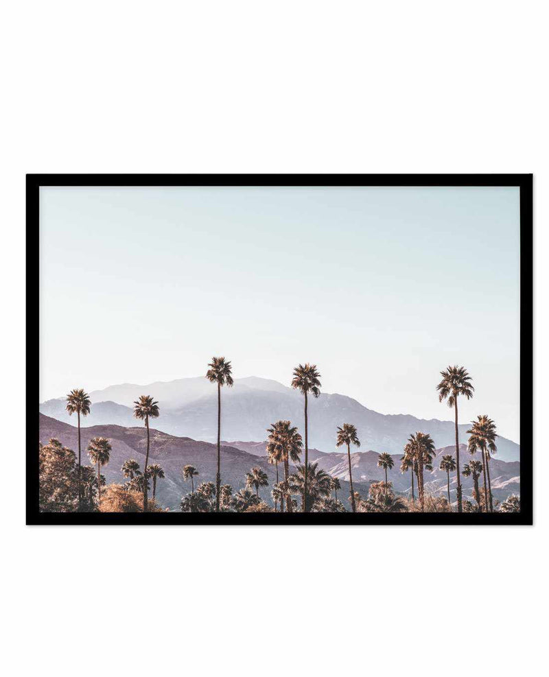 Palm Springs | California Art Print-PRINT-Olive et Oriel-Olive et Oriel-A4 | 8.3" x 11.7" | 21 x 29.7cm-Black-With White Border-Buy-Australian-Art-Prints-Online-with-Olive-et-Oriel-Your-Artwork-Specialists-Austrailia-Decorate-With-Coastal-Photo-Wall-Art-Prints-From-Our-Beach-House-Artwork-Collection-Fine-Poster-and-Framed-Artwork