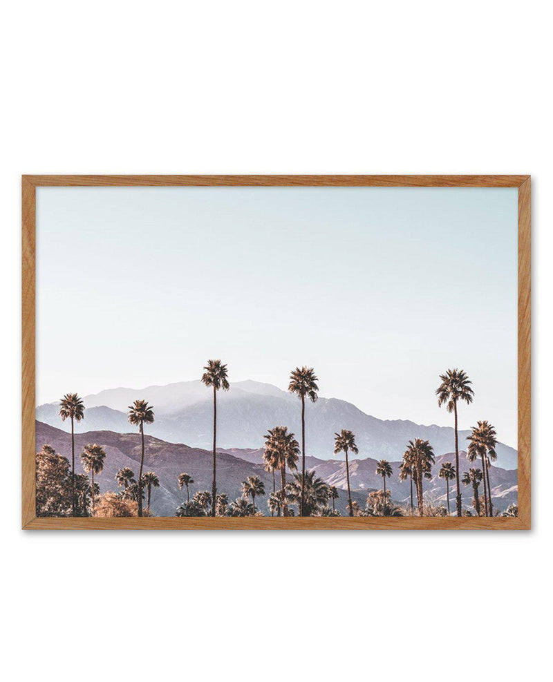 Palm Springs | California Art Print-PRINT-Olive et Oriel-Olive et Oriel-50x70 cm | 19.6" x 27.5"-Walnut-With White Border-Buy-Australian-Art-Prints-Online-with-Olive-et-Oriel-Your-Artwork-Specialists-Austrailia-Decorate-With-Coastal-Photo-Wall-Art-Prints-From-Our-Beach-House-Artwork-Collection-Fine-Poster-and-Framed-Artwork