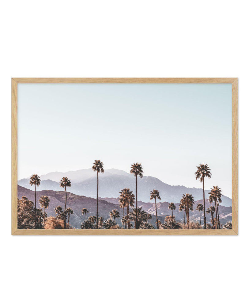 Palm Springs | California Art Print-PRINT-Olive et Oriel-Olive et Oriel-A4 | 8.3" x 11.7" | 21 x 29.7cm-Oak-With White Border-Buy-Australian-Art-Prints-Online-with-Olive-et-Oriel-Your-Artwork-Specialists-Austrailia-Decorate-With-Coastal-Photo-Wall-Art-Prints-From-Our-Beach-House-Artwork-Collection-Fine-Poster-and-Framed-Artwork