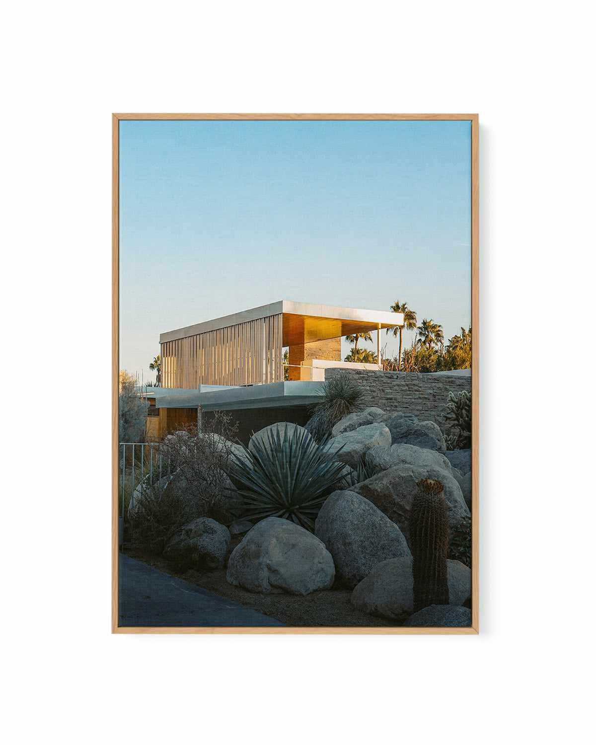 Palm Springs Condo by Finn Skagn | Framed Canvas Art Print