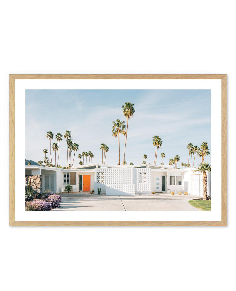 Palm Springs Dreaming Art Print-PRINT-Olive et Oriel-Olive et Oriel-A5 | 5.8" x 8.3" | 14.8 x 21cm-Oak-With White Border-Buy-Australian-Art-Prints-Online-with-Olive-et-Oriel-Your-Artwork-Specialists-Austrailia-Decorate-With-Coastal-Photo-Wall-Art-Prints-From-Our-Beach-House-Artwork-Collection-Fine-Poster-and-Framed-Artwork