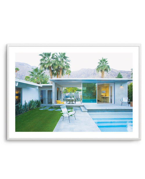 Palm Springs Poolside Art Print-PRINT-Olive et Oriel-Olive et Oriel-A5 | 5.8" x 8.3" | 14.8 x 21cm-Unframed Art Print-With White Border-Buy-Australian-Art-Prints-Online-with-Olive-et-Oriel-Your-Artwork-Specialists-Austrailia-Decorate-With-Coastal-Photo-Wall-Art-Prints-From-Our-Beach-House-Artwork-Collection-Fine-Poster-and-Framed-Artwork