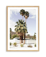 Palm Springs Streets Art Print-PRINT-Olive et Oriel-Olive et Oriel-A4 | 8.3" x 11.7" | 21 x 29.7cm-Oak-With White Border-Buy-Australian-Art-Prints-Online-with-Olive-et-Oriel-Your-Artwork-Specialists-Austrailia-Decorate-With-Coastal-Photo-Wall-Art-Prints-From-Our-Beach-House-Artwork-Collection-Fine-Poster-and-Framed-Artwork