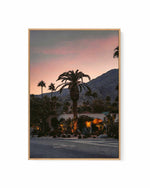 Palm Springs Sunsets by Finn Skagn | Framed Canvas Art Print