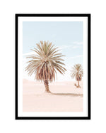 Palms of Morocco II Art Print-Shop Australian Art Prints Online with Olive et Oriel - Our collection of Moroccan art prints offer unique wall art including moroccan arches and pink morocco doors of marrakech - this collection will add soft feminine colour to your walls and some may say bohemian style. These traditional morocco landscape photography includes desert scenes of palm trees and camel art prints - there is art on canvas and extra large wall art with fast, free shipping across Australia