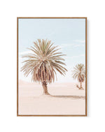 Palms of Morocco II | Framed Canvas-Shop Australian Art Prints Online with Olive et Oriel - Our collection of Moroccan art prints offer unique wall art including moroccan arches and pink morocco doors of marrakech - this collection will add soft feminine colour to your walls and some may say bohemian style. These traditional morocco landscape photography includes desert scenes of palm trees and camel art prints - there is art on canvas and extra large wall art with fast, free shipping across Aus
