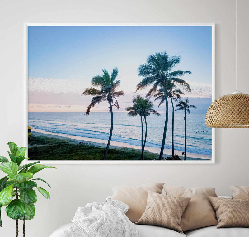 Palms of Surfers Paradise Art Print-PRINT-Olive et Oriel-Olive et Oriel-Buy-Australian-Art-Prints-Online-with-Olive-et-Oriel-Your-Artwork-Specialists-Austrailia-Decorate-With-Coastal-Photo-Wall-Art-Prints-From-Our-Beach-House-Artwork-Collection-Fine-Poster-and-Framed-Artwork