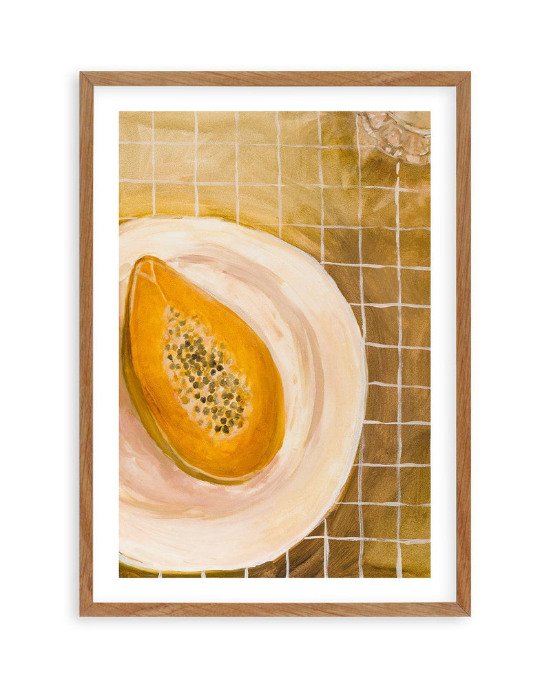 Papaya by Natalie Jane Art Print