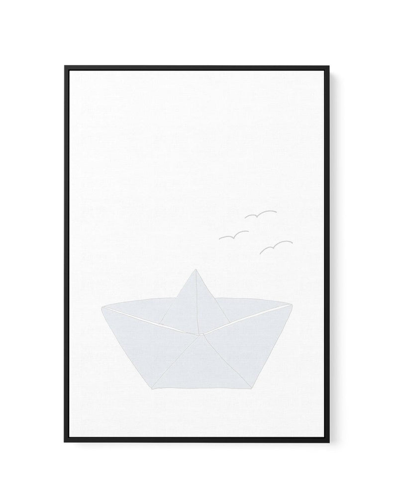 Paper Boat | Framed Canvas-CANVAS-You can shop wall art online with Olive et Oriel for everything from abstract art to fun kids wall art. Our beautiful modern art prints and canvas art are available from large canvas prints to wall art paintings and our proudly Australian artwork collection offers only the highest quality framed large wall art and canvas art Australia - You can buy fashion photography prints or Hampton print posters and paintings on canvas from Olive et Oriel and have them deliv