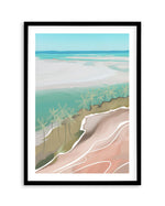 Paradise Beach I Art Print-PRINT-Olive et Oriel-Olive et Oriel-A5 | 5.8" x 8.3" | 14.8 x 21cm-Black-With White Border-Buy-Australian-Art-Prints-Online-with-Olive-et-Oriel-Your-Artwork-Specialists-Austrailia-Decorate-With-Coastal-Photo-Wall-Art-Prints-From-Our-Beach-House-Artwork-Collection-Fine-Poster-and-Framed-Artwork
