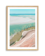 Paradise Beach I Art Print-PRINT-Olive et Oriel-Olive et Oriel-A5 | 5.8" x 8.3" | 14.8 x 21cm-Oak-With White Border-Buy-Australian-Art-Prints-Online-with-Olive-et-Oriel-Your-Artwork-Specialists-Austrailia-Decorate-With-Coastal-Photo-Wall-Art-Prints-From-Our-Beach-House-Artwork-Collection-Fine-Poster-and-Framed-Artwork