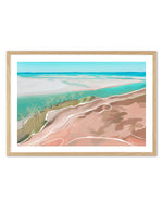 Paradise Beach LS Art Print-PRINT-Olive et Oriel-Olive et Oriel-A5 | 5.8" x 8.3" | 14.8 x 21cm-Oak-With White Border-Buy-Australian-Art-Prints-Online-with-Olive-et-Oriel-Your-Artwork-Specialists-Austrailia-Decorate-With-Coastal-Photo-Wall-Art-Prints-From-Our-Beach-House-Artwork-Collection-Fine-Poster-and-Framed-Artwork