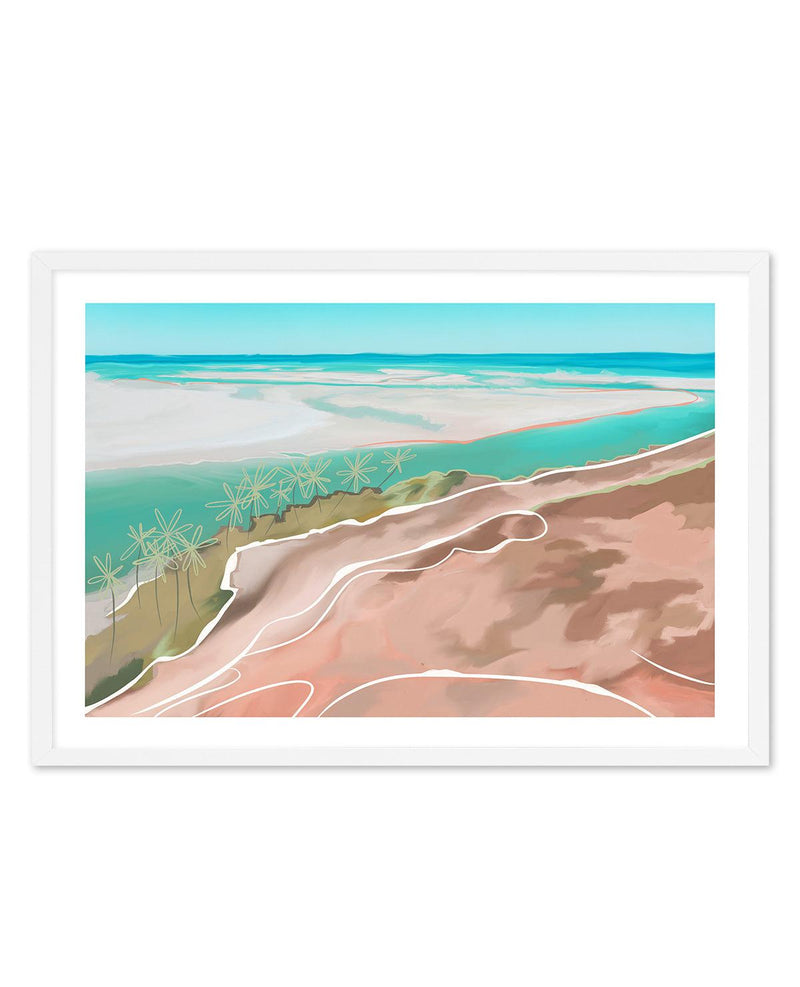 Paradise Beach LS Art Print-PRINT-Olive et Oriel-Olive et Oriel-A5 | 5.8" x 8.3" | 14.8 x 21cm-White-With White Border-Buy-Australian-Art-Prints-Online-with-Olive-et-Oriel-Your-Artwork-Specialists-Austrailia-Decorate-With-Coastal-Photo-Wall-Art-Prints-From-Our-Beach-House-Artwork-Collection-Fine-Poster-and-Framed-Artwork