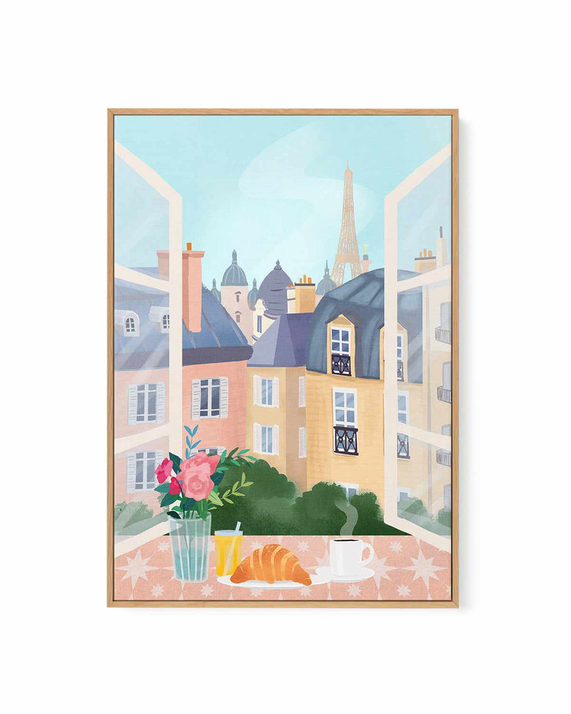 Paris by Petra Lizde | Framed Canvas Art Print