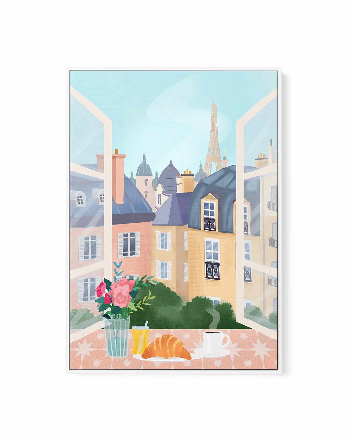 Paris by Petra Lizde | Framed Canvas Art Print