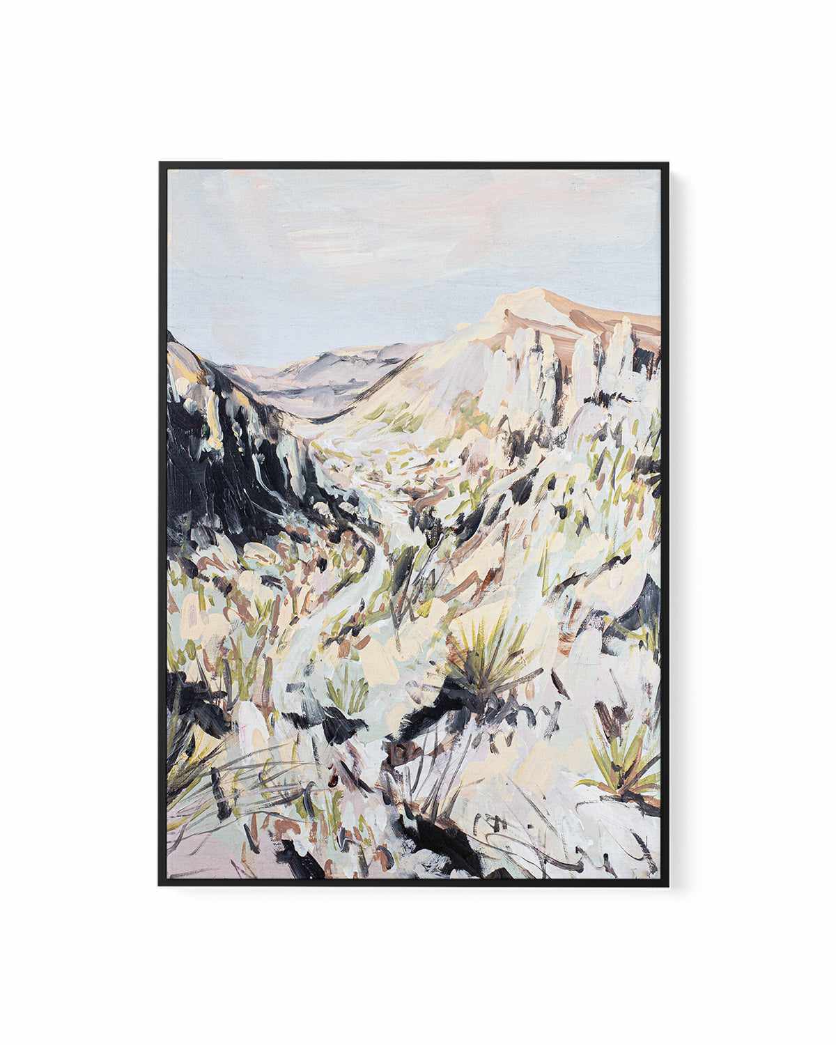 Pastel Desert by Meredith O'Neal | Framed Canvas Art Print