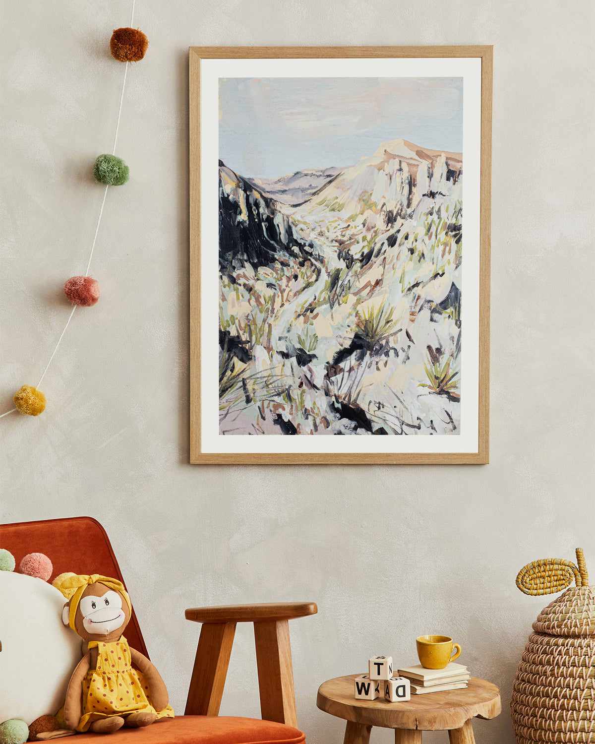 Pastel Desert by Meredith O'Neal Art Print