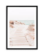 Path To Paradise Art Print | PT-PRINT-Olive et Oriel-Olive et Oriel-A5 | 5.8" x 8.3" | 14.8 x 21cm-Black-With White Border-Buy-Australian-Art-Prints-Online-with-Olive-et-Oriel-Your-Artwork-Specialists-Austrailia-Decorate-With-Coastal-Photo-Wall-Art-Prints-From-Our-Beach-House-Artwork-Collection-Fine-Poster-and-Framed-Artwork