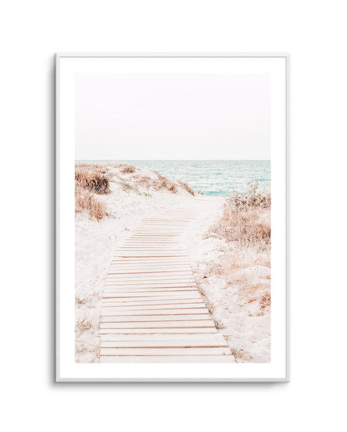 Path To Paradise Art Print | PT-PRINT-Olive et Oriel-Olive et Oriel-A5 | 5.8" x 8.3" | 14.8 x 21cm-Unframed Art Print-With White Border-Buy-Australian-Art-Prints-Online-with-Olive-et-Oriel-Your-Artwork-Specialists-Austrailia-Decorate-With-Coastal-Photo-Wall-Art-Prints-From-Our-Beach-House-Artwork-Collection-Fine-Poster-and-Framed-Artwork
