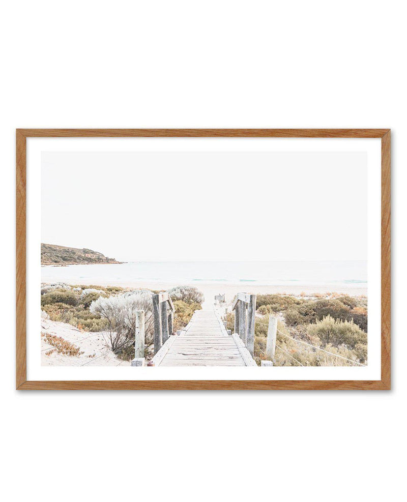 Path to Bunker Bay Art Print-PRINT-Olive et Oriel-Olive et Oriel-50x70 cm | 19.6" x 27.5"-Walnut-With White Border-Buy-Australian-Art-Prints-Online-with-Olive-et-Oriel-Your-Artwork-Specialists-Austrailia-Decorate-With-Coastal-Photo-Wall-Art-Prints-From-Our-Beach-House-Artwork-Collection-Fine-Poster-and-Framed-Artwork