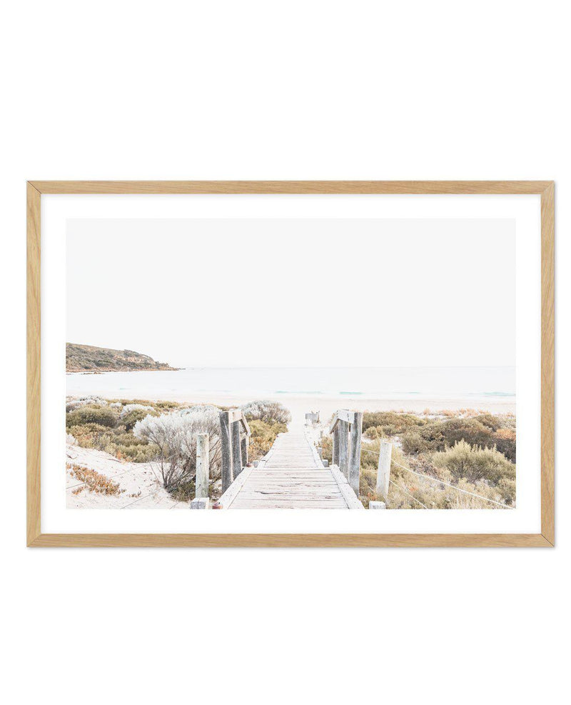 Path to Bunker Bay Art Print-PRINT-Olive et Oriel-Olive et Oriel-A5 | 5.8" x 8.3" | 14.8 x 21cm-Oak-With White Border-Buy-Australian-Art-Prints-Online-with-Olive-et-Oriel-Your-Artwork-Specialists-Austrailia-Decorate-With-Coastal-Photo-Wall-Art-Prints-From-Our-Beach-House-Artwork-Collection-Fine-Poster-and-Framed-Artwork