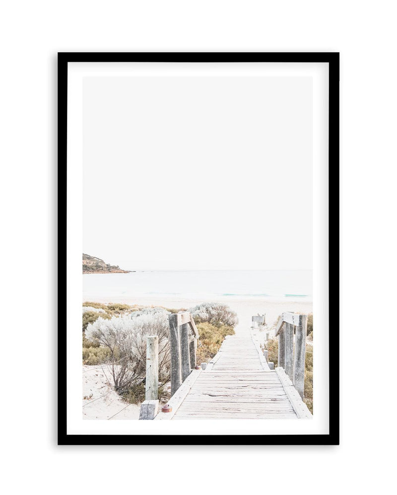 Path to Bunker Bay Art Print | PT-PRINT-Olive et Oriel-Olive et Oriel-A5 | 5.8" x 8.3" | 14.8 x 21cm-Black-With White Border-Buy-Australian-Art-Prints-Online-with-Olive-et-Oriel-Your-Artwork-Specialists-Austrailia-Decorate-With-Coastal-Photo-Wall-Art-Prints-From-Our-Beach-House-Artwork-Collection-Fine-Poster-and-Framed-Artwork