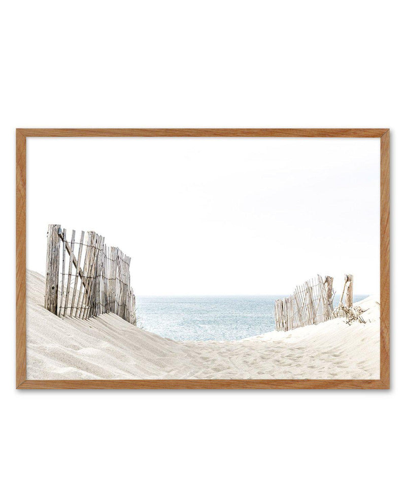 Path to the Sea Art Print-PRINT-Olive et Oriel-Olive et Oriel-50x70 cm | 19.6" x 27.5"-Walnut-With White Border-Buy-Australian-Art-Prints-Online-with-Olive-et-Oriel-Your-Artwork-Specialists-Austrailia-Decorate-With-Coastal-Photo-Wall-Art-Prints-From-Our-Beach-House-Artwork-Collection-Fine-Poster-and-Framed-Artwork