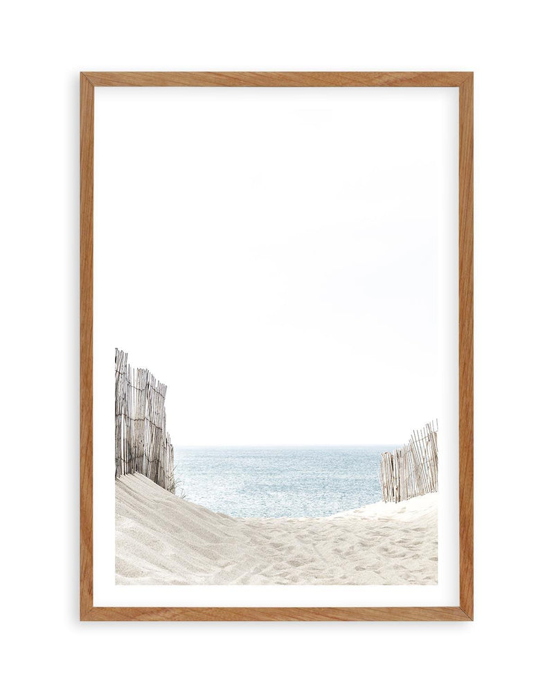 Path to the Sea Art Print | PT-PRINT-Olive et Oriel-Olive et Oriel-50x70 cm | 19.6" x 27.5"-Walnut-With White Border-Buy-Australian-Art-Prints-Online-with-Olive-et-Oriel-Your-Artwork-Specialists-Austrailia-Decorate-With-Coastal-Photo-Wall-Art-Prints-From-Our-Beach-House-Artwork-Collection-Fine-Poster-and-Framed-Artwork