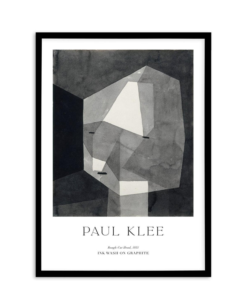 Rough Cut Head 1935 by Paul Klee Art Print-PRINT-Olive et Oriel-Olive et Oriel-A5 | 5.8" x 8.3" | 14.8 x 21cm-Black-With White Border-Buy-Australian-Art-Prints-Online-with-Olive-et-Oriel-Your-Artwork-Specialists-Austrailia-Decorate-With-Coastal-Photo-Wall-Art-Prints-From-Our-Beach-House-Artwork-Collection-Fine-Poster-and-Framed-Artwork