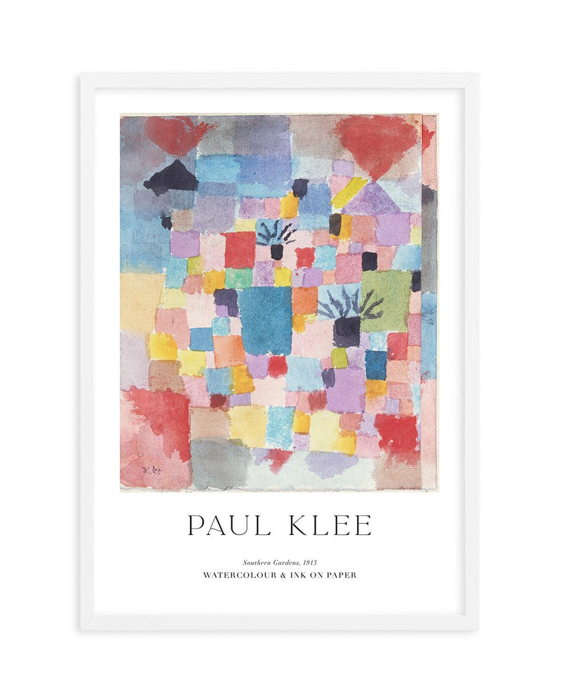 Southern Gardens 1913 by Paul Klee Art Print-PRINT-Olive et Oriel-Olive et Oriel-A5 | 5.8" x 8.3" | 14.8 x 21cm-White-With White Border-Buy-Australian-Art-Prints-Online-with-Olive-et-Oriel-Your-Artwork-Specialists-Austrailia-Decorate-With-Coastal-Photo-Wall-Art-Prints-From-Our-Beach-House-Artwork-Collection-Fine-Poster-and-Framed-Artwork