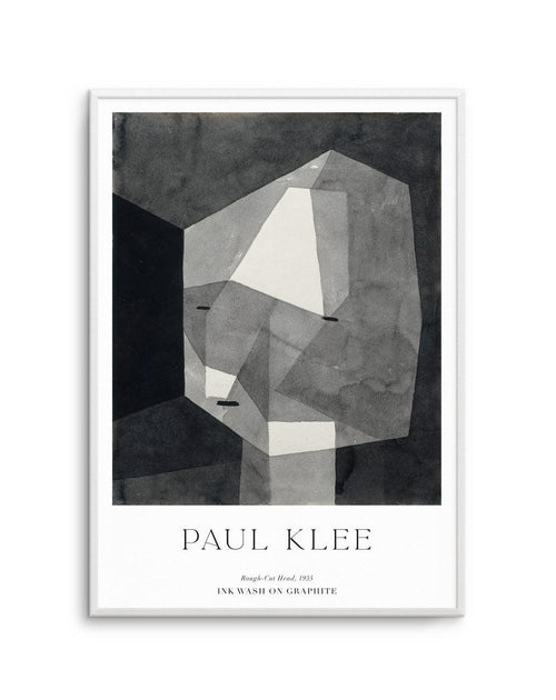 Rough Cut Head 1935 by Paul Klee Art Print-PRINT-Olive et Oriel-Olive et Oriel-A5 | 5.8" x 8.3" | 14.8 x 21cm-Unframed Art Print-With White Border-Buy-Australian-Art-Prints-Online-with-Olive-et-Oriel-Your-Artwork-Specialists-Austrailia-Decorate-With-Coastal-Photo-Wall-Art-Prints-From-Our-Beach-House-Artwork-Collection-Fine-Poster-and-Framed-Artwork