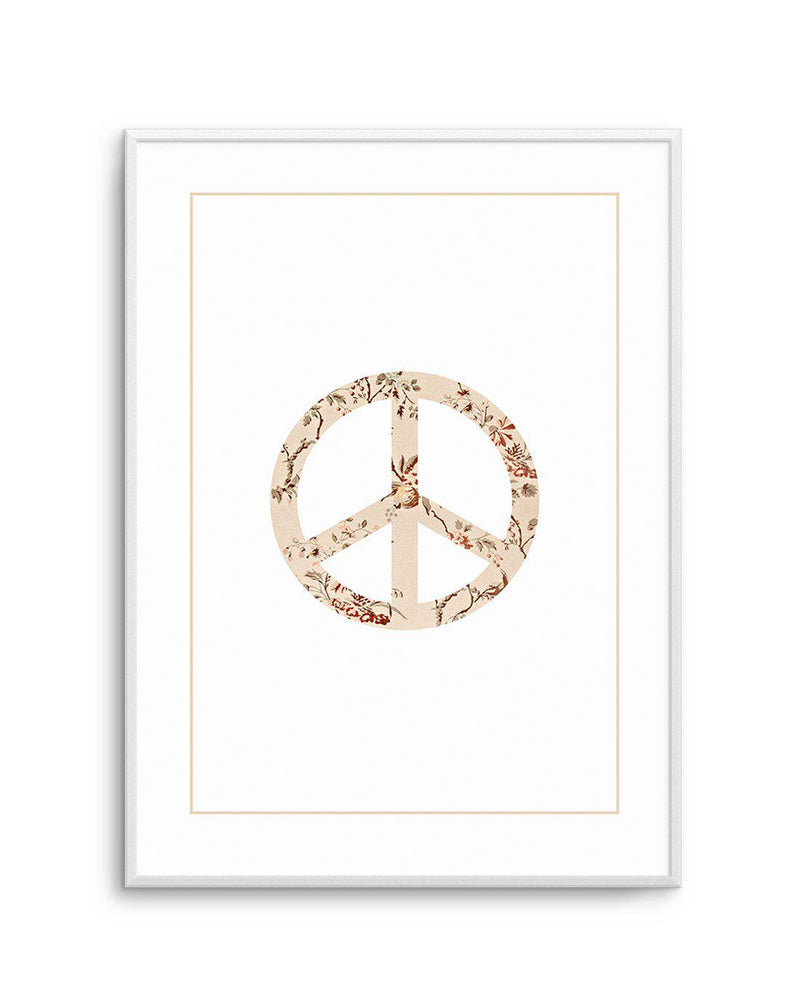 Peace Sign | Pastel Vintage Art Print-PRINT-Olive et Oriel-Olive et Oriel-A4 | 8.3" x 11.7" | 21 x 29.7cm-Unframed Art Print-With White Border-Buy-Australian-Art-Prints-Online-with-Olive-et-Oriel-Your-Artwork-Specialists-Austrailia-Decorate-With-Coastal-Photo-Wall-Art-Prints-From-Our-Beach-House-Artwork-Collection-Fine-Poster-and-Framed-Artwork