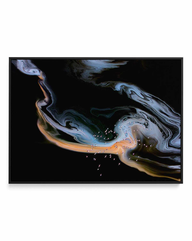 Peach Lake by Phillip Chang | Framed Canvas Art Print