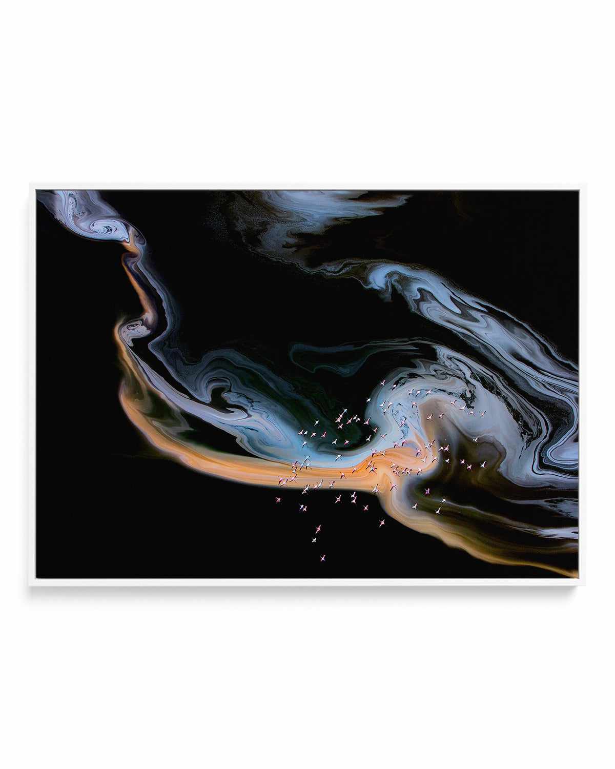 Peach Lake by Phillip Chang | Framed Canvas Art Print