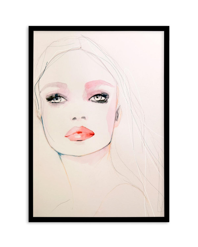 Pearl by Leigh Viner Art Print-PRINT-Olive et Oriel-Leigh Viner-A5 | 5.8" x 8.3" | 14.8 x 21cm-Black-With White Border-Buy-Australian-Art-Prints-Online-with-Olive-et-Oriel-Your-Artwork-Specialists-Austrailia-Decorate-With-Coastal-Photo-Wall-Art-Prints-From-Our-Beach-House-Artwork-Collection-Fine-Poster-and-Framed-Artwork
