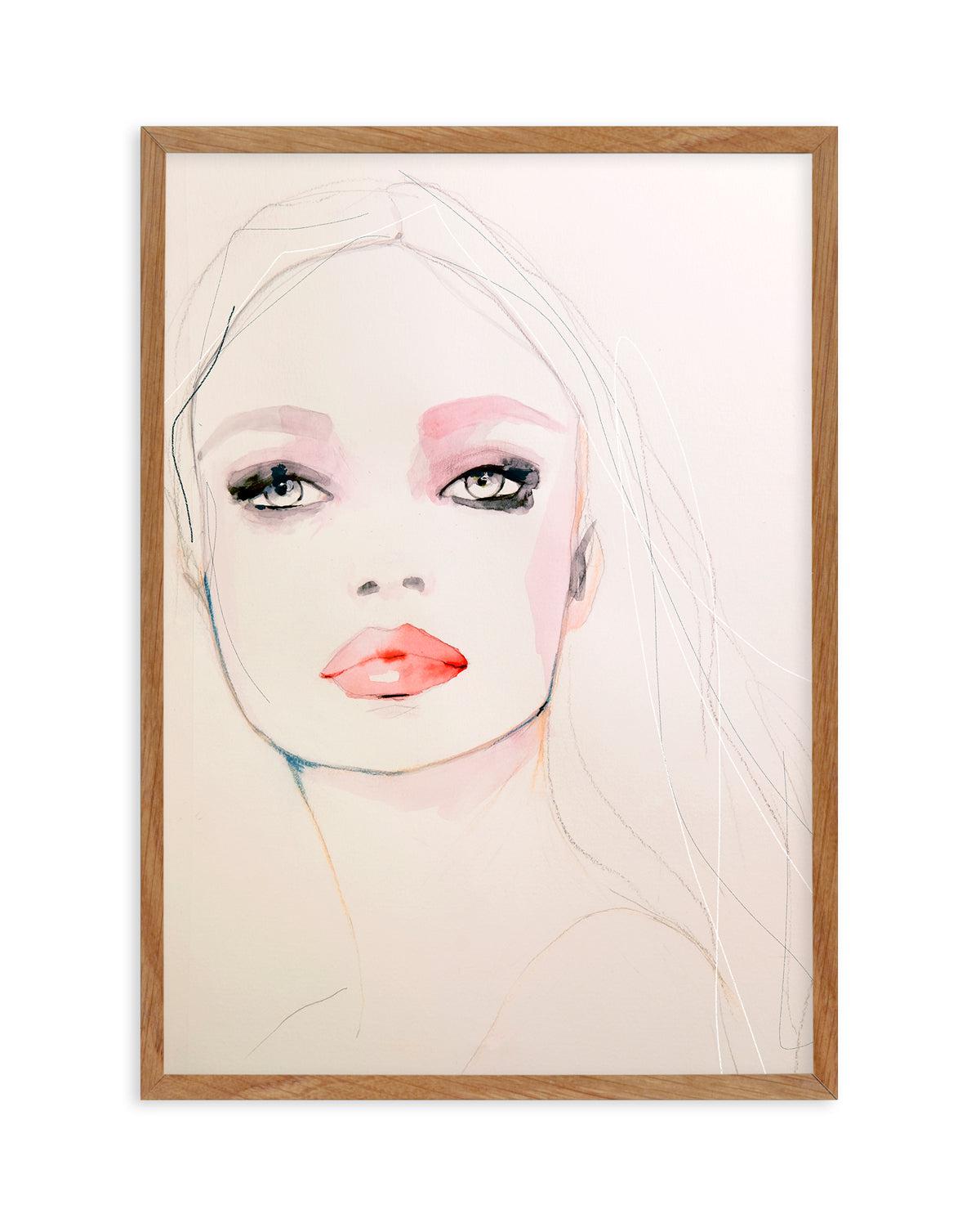 Pearl by Leigh Viner Art Print-PRINT-Olive et Oriel-Leigh Viner-50x70 cm | 19.6" x 27.5"-Walnut-With White Border-Buy-Australian-Art-Prints-Online-with-Olive-et-Oriel-Your-Artwork-Specialists-Austrailia-Decorate-With-Coastal-Photo-Wall-Art-Prints-From-Our-Beach-House-Artwork-Collection-Fine-Poster-and-Framed-Artwork