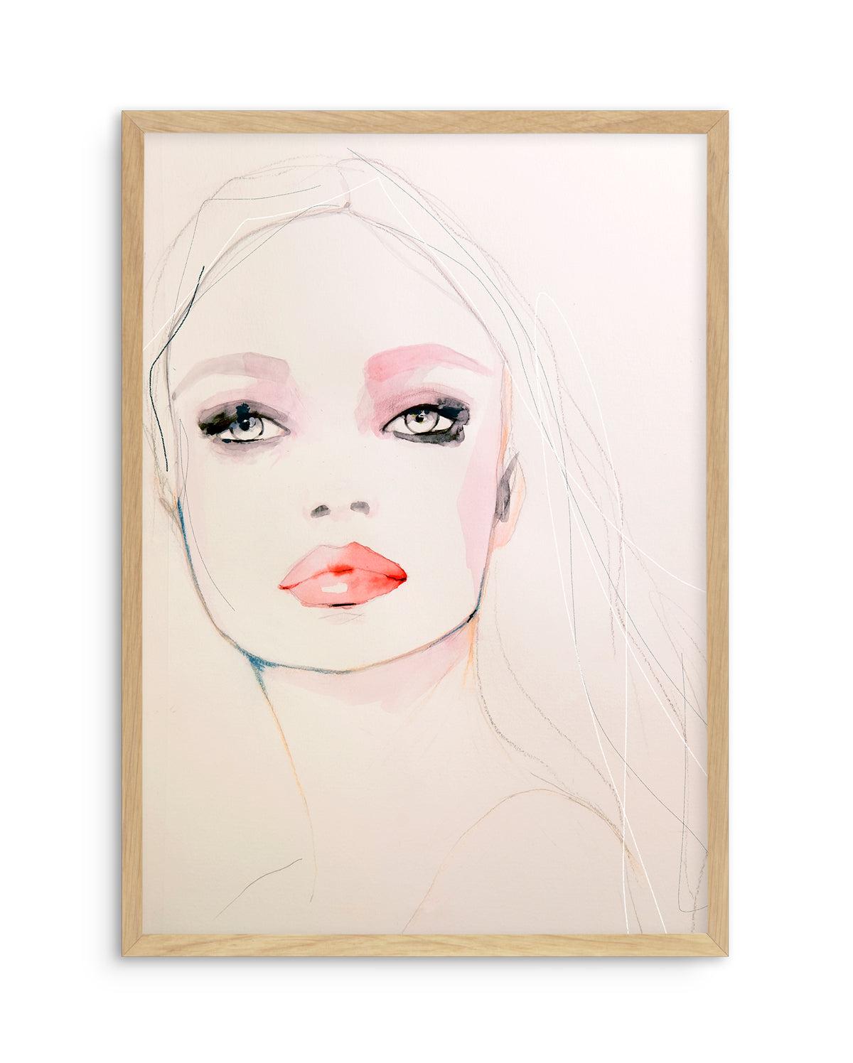 Pearl by Leigh Viner Art Print-PRINT-Olive et Oriel-Leigh Viner-A5 | 5.8" x 8.3" | 14.8 x 21cm-Oak-With White Border-Buy-Australian-Art-Prints-Online-with-Olive-et-Oriel-Your-Artwork-Specialists-Austrailia-Decorate-With-Coastal-Photo-Wall-Art-Prints-From-Our-Beach-House-Artwork-Collection-Fine-Poster-and-Framed-Artwork