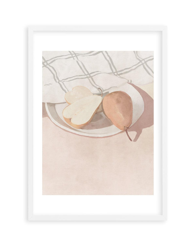 Pears Art Print-PRINT-Olive et Oriel-Olive et Oriel-A5 | 5.8" x 8.3" | 14.8 x 21cm-White-With White Border-Buy-Australian-Art-Prints-Online-with-Olive-et-Oriel-Your-Artwork-Specialists-Austrailia-Decorate-With-Coastal-Photo-Wall-Art-Prints-From-Our-Beach-House-Artwork-Collection-Fine-Poster-and-Framed-Artwork