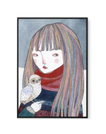 Petite Owl | Framed Canvas-CANVAS-You can shop wall art online with Olive et Oriel for everything from abstract art to fun kids wall art. Our beautiful modern art prints and canvas art are available from large canvas prints to wall art paintings and our proudly Australian artwork collection offers only the highest quality framed large wall art and canvas art Australia - You can buy fashion photography prints or Hampton print posters and paintings on canvas from Olive et Oriel and have them deliv