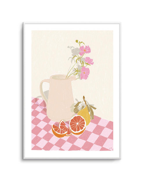 Pimms Jug by Jenny Liz Rome Art Print-PRINT-Olive et Oriel-Jenny Liz Rome-A5 | 5.8" x 8.3" | 14.8 x 21cm-Unframed Art Print-With White Border-Buy-Australian-Art-Prints-Online-with-Olive-et-Oriel-Your-Artwork-Specialists-Austrailia-Decorate-With-Coastal-Photo-Wall-Art-Prints-From-Our-Beach-House-Artwork-Collection-Fine-Poster-and-Framed-Artwork