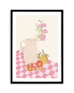 Pimms Jug by Jenny Liz Rome Art Print-PRINT-Olive et Oriel-Jenny Liz Rome-A5 | 5.8" x 8.3" | 14.8 x 21cm-Black-With White Border-Buy-Australian-Art-Prints-Online-with-Olive-et-Oriel-Your-Artwork-Specialists-Austrailia-Decorate-With-Coastal-Photo-Wall-Art-Prints-From-Our-Beach-House-Artwork-Collection-Fine-Poster-and-Framed-Artwork