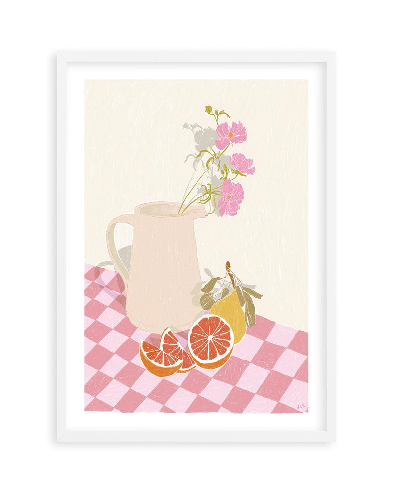 Pimms Jug by Jenny Liz Rome Art Print-PRINT-Olive et Oriel-Jenny Liz Rome-A5 | 5.8" x 8.3" | 14.8 x 21cm-White-With White Border-Buy-Australian-Art-Prints-Online-with-Olive-et-Oriel-Your-Artwork-Specialists-Austrailia-Decorate-With-Coastal-Photo-Wall-Art-Prints-From-Our-Beach-House-Artwork-Collection-Fine-Poster-and-Framed-Artwork