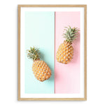 Pineapple Pop Art Print-PRINT-Olive et Oriel-Olive et Oriel-A5 | 5.8" x 8.3" | 14.8 x 21cm-Oak-With White Border-Buy-Australian-Art-Prints-Online-with-Olive-et-Oriel-Your-Artwork-Specialists-Austrailia-Decorate-With-Coastal-Photo-Wall-Art-Prints-From-Our-Beach-House-Artwork-Collection-Fine-Poster-and-Framed-Artwork