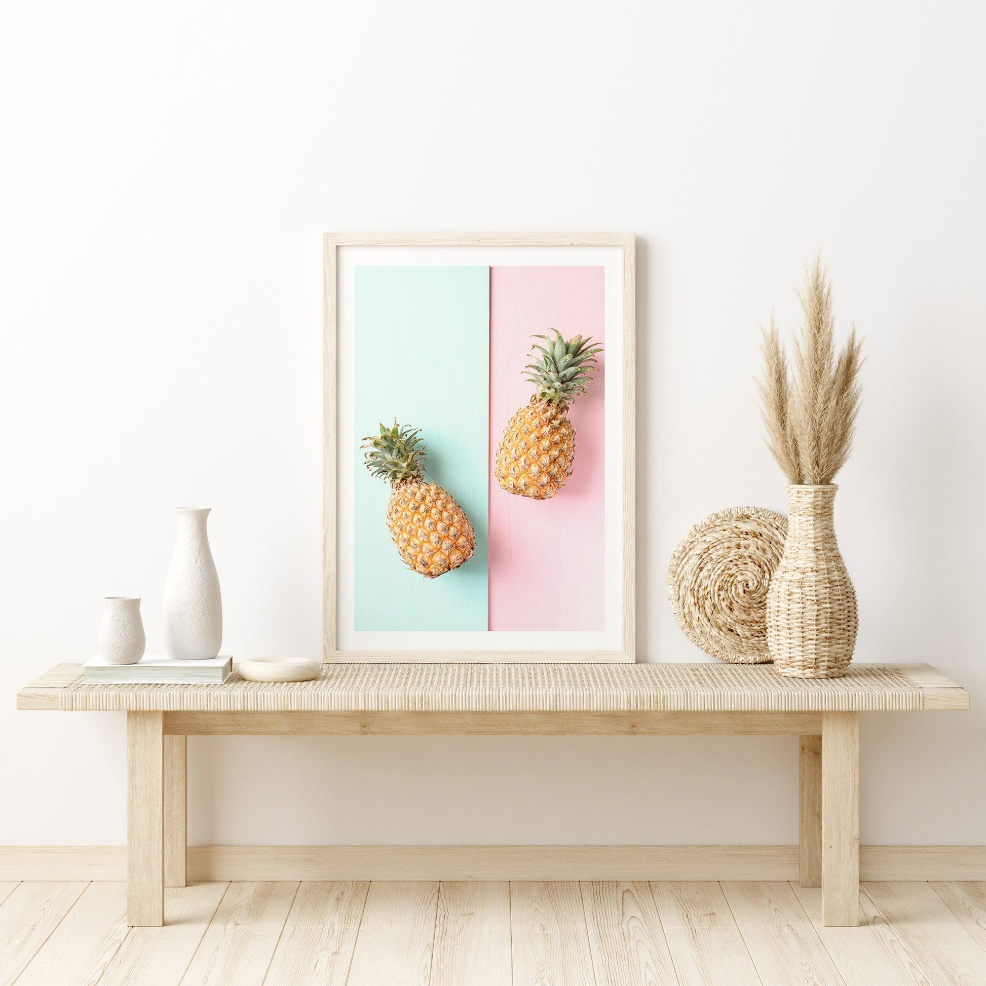 Pineapple Pop Art Print-PRINT-Olive et Oriel-Olive et Oriel-Buy-Australian-Art-Prints-Online-with-Olive-et-Oriel-Your-Artwork-Specialists-Austrailia-Decorate-With-Coastal-Photo-Wall-Art-Prints-From-Our-Beach-House-Artwork-Collection-Fine-Poster-and-Framed-Artwork