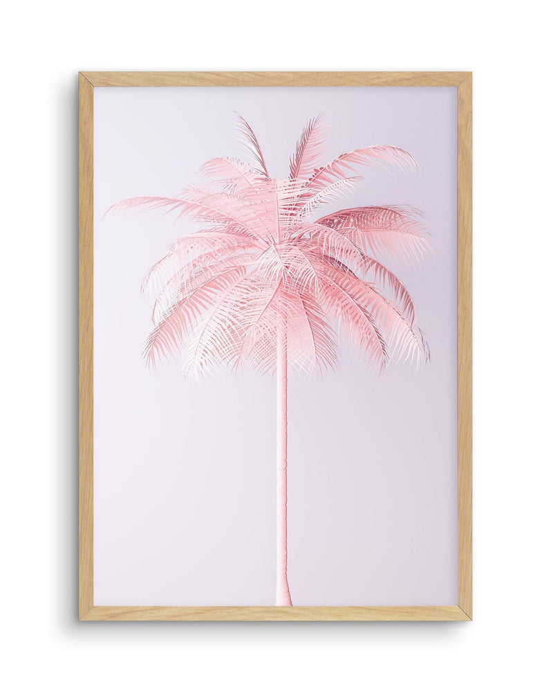 Pink Palm | The OG Art Print-PRINT-Olive et Oriel-Olive et Oriel-A5 | 5.8" x 8.3" | 14.8 x 21cm-Oak-With White Border-Buy-Australian-Art-Prints-Online-with-Olive-et-Oriel-Your-Artwork-Specialists-Austrailia-Decorate-With-Coastal-Photo-Wall-Art-Prints-From-Our-Beach-House-Artwork-Collection-Fine-Poster-and-Framed-Artwork